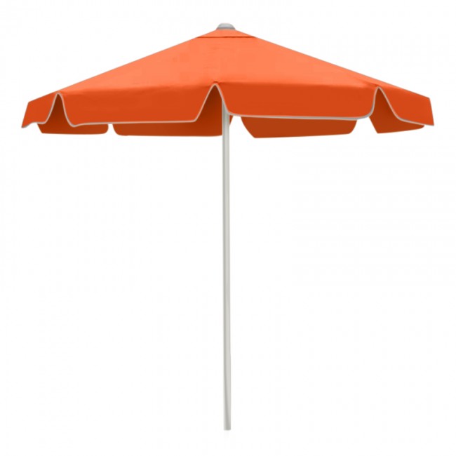 Ομπρέλα μεταλλική επαγγελματική σε πορτοκαλί χρώμα Ø2m
