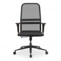 Καρέκλα γραφείου B2-8D Megapap εργονομική με ύφασμα Mesh χρώμα μαύρο 68x70x103,5/117,5εκ.