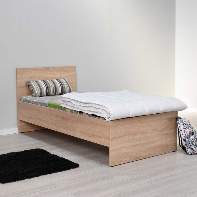 Κρεβάτι Modern Megapap μονό χρώμα sonoma 90x190εκ.