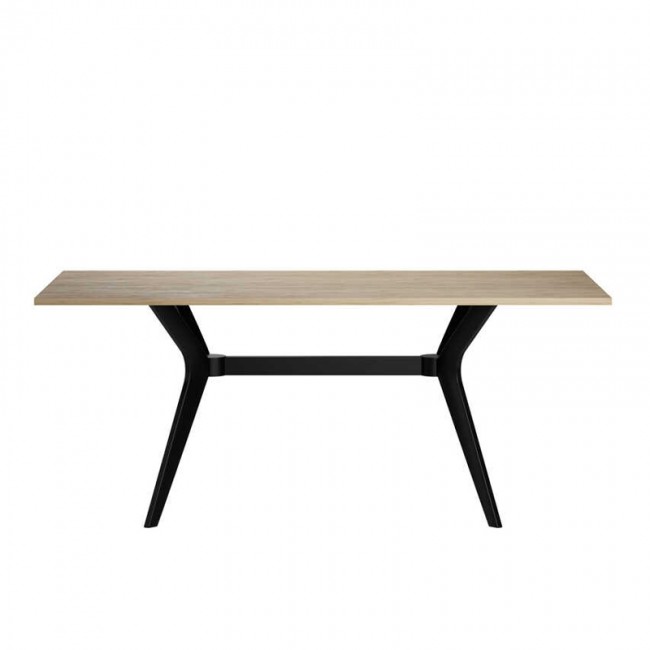 Τραπέζι Luna Megapap χρώμα florida oak 181x90x75εκ.