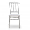 Καρέκλα Napoleon Megapap από πολυπροπυλένιο χρώμα λευκό 40x40,5x89εκ.