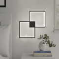 Απλίκα τοίχου Led Estrid Megapap μεταλλικό χρώμα μαύρο 56x4x35εκ.