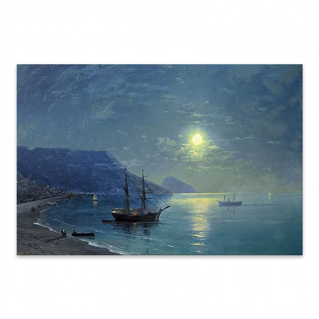 Πίνακας σε καμβά "Night in the Crimea" Megapap ψηφιακής εκτύπωσης 60x40x3εκ.