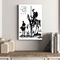 Πίνακας σε καμβά "Don Quixote" Megapap ψηφιακής εκτύπωσης 50x75x3εκ.