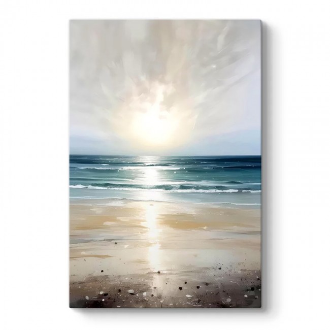 Πίνακας σε καμβά "Sunrise on the Beach" Megapap ψηφιακής εκτύπωσης 50x75x3εκ. Πίνακας σε καμβά "Sunrise on the Beach" Megapap ψηφιακής εκτύπωσης 50x75x3εκ.