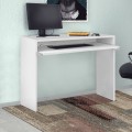Γραφείο υπολογιστή μελαμίνης Nicolo Megapap χρώμα λευκό 90x46x79εκ.