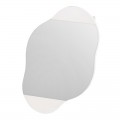 Καθρέπτης μπάνιου Cloud Megapap χρώμα λευκό 60x13x75εκ.