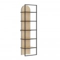 Βιβλιοθήκη Archy Megapap χρώμα sapphire oak 53x31,7x180εκ.
