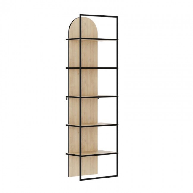 Βιβλιοθήκη Archy Megapap χρώμα sapphire oak 53x31,7x180εκ.