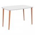 Γραφείο - τραπέζι μελαμίνης Deina Megapap χρώμα λευκό 105x60x72εκ.