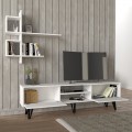 Σύνθεση τηλεόρασης Salerno Megapap χρώμα λευκό 180x35x51εκ.
