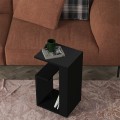 Τραπεζάκι βοηθητικό Rosana Megapap χρώμα μαύρο 35x29,5x60εκ.