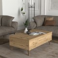 Τραπεζάκι σαλονιού Roy Megapap με σερβιτόρο χρώμα sepet oak 121x69x40εκ. Τραπεζάκι σαλονιού Roy Megapap με σερβιτόρο χρώμα sepet oak 121x69x40εκ.