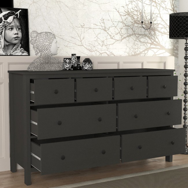 Συρταριέρα - Μπουφές Sabina Megapap χρώμα ανθρακί 160x50x96εκ. Συρταριέρα - Μπουφές Sabina Megapap χρώμα ανθρακί 160x50x96εκ.