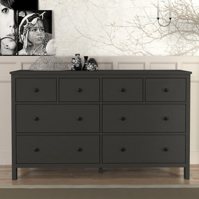 Συρταριέρα - Μπουφές Sabina Megapap χρώμα ανθρακί 160x50x96εκ. Συρταριέρα - Μπουφές Sabina Megapap χρώμα ανθρακί 160x50x96εκ.