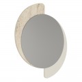 Καθρέπτης τοίχου Sevilla Μegapap χρώμα sandstone - travertine 59,2x2,2x69εκ.