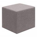 Σκαμπώ Linda Megapap υφασμάτινο χρώμα καφέ 40x40x40εκ.