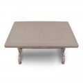 Τραπέζι πολυπροπυλενίου Callan Megapap χρώμα cappuccino 140x80x73εκ.
