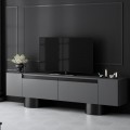 Έπιπλο τηλεόρασης Haven Megapap χρώμα ανθρακί 180x30x50εκ.