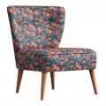 Καρέκλα Viola Megapap υφασμάτινη χρώμα πολύχρωμη floral 65x57x80εκ.