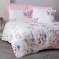 Σετ παπλωματοθήκη Jayda Cotton Box 3 τμχ Μονή (160x220) χρώμα ροζ - λευκό Σετ παπλωματοθήκη Jayda Cotton Box 3 τμχ Μονή (160x220) χρώμα ροζ - λευκό