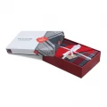 Σετ παπλωματοθήκη Abel Cotton Box 4 τμχ Διπλή (200x220) χρώμα σκούρο μπλε - κόκκινο Σετ παπλωματοθήκη Abel Cotton Box 4 τμχ Διπλή (200x220) χρώμα σκούρο μπλε - κόκκινο