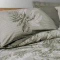 Σετ παπλωματοθήκη Frond Cotton Box 4 τμχ Διπλή (200x220) χρώμα χακί Σετ παπλωματοθήκη Frond Cotton Box 4 τμχ Διπλή (200x220) χρώμα χακί