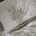 Σετ παπλωματοθήκη Frond Cotton Box 4 τμχ Διπλή (200x220) χρώμα χακί Σετ παπλωματοθήκη Frond Cotton Box 4 τμχ Διπλή (200x220) χρώμα χακί