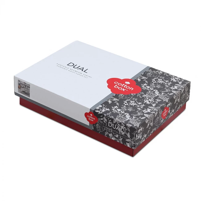 Σετ παπλωματοθήκη Frond Cotton Box 4 τμχ Διπλή (200x220) χρώμα χακί Σετ παπλωματοθήκη Frond Cotton Box 4 τμχ Διπλή (200x220) χρώμα χακί