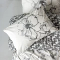Σετ παπλωματοθήκη Hilaris Cotton Box 4 τμχ Διπλή (200x220) χρώμα ανθρακί Σετ παπλωματοθήκη Hilaris Cotton Box 4 τμχ Διπλή (200x220) χρώμα ανθρακί