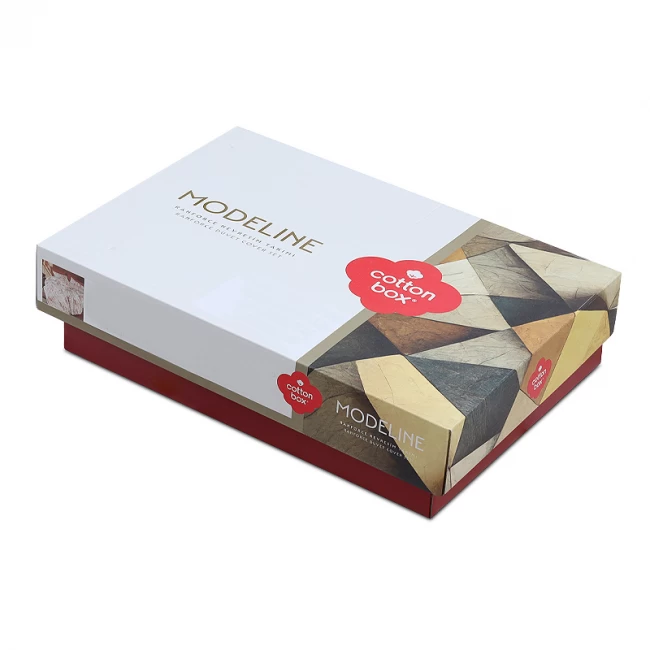 Σετ παπλωματοθήκη Lamina Cotton Box 4 τμχ Διπλή (200x220) χρώμα cinnamon Σετ παπλωματοθήκη Lamina Cotton Box 4 τμχ Διπλή (200x220) χρώμα cinnamon