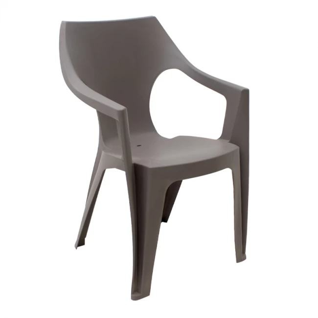 Πολυθρόνα πολυπροπυλενίου Dante χρώμα cappuccino 57x55x79εκ. Πολυθρόνα πολυπροπυλενίου Dante χρώμα cappuccino 57x55x79εκ.