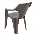 Πολυθρόνα πολυπροπυλενίου Dante χρώμα cappuccino 57x55x79εκ. Πολυθρόνα πολυπροπυλενίου Dante χρώμα cappuccino 57x55x79εκ.