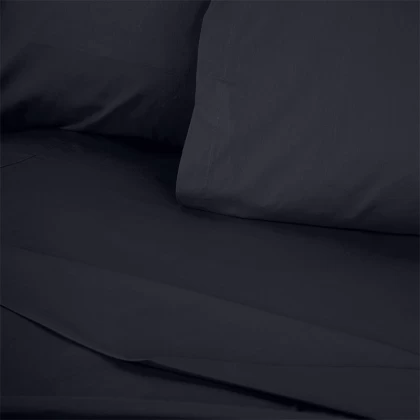 Σεντόνι Tonne Cotton Box Μονό (180x240) χρώμα μαύρο