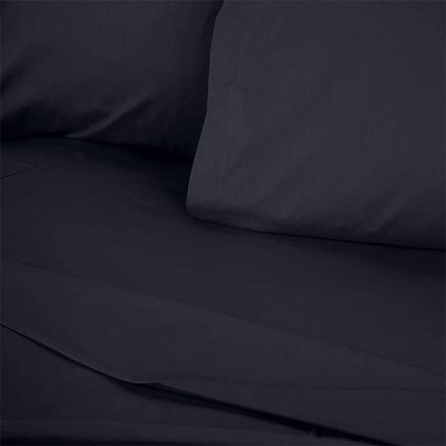 Σεντόνι Tonne Cotton Box Μονό (180x240) χρώμα μαύρο