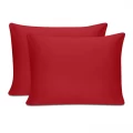 Μαξιλαροθήκες ύπνου Tonne Cotton Box Σετ 2 τμχ χρώμα κόκκινο 50x70εκ.