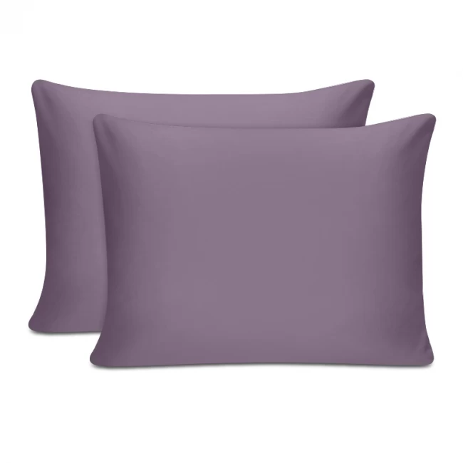 Μαξιλαροθήκες ύπνου Tonne Cotton Box Σετ 2 τμχ χρώμα dusty rose 50x70εκ.