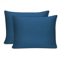 Μαξιλαροθήκες ύπνου Tonne Cotton Box Σετ 2 τμχ χρώμα πετρόλ 50x70εκ. Μαξιλαροθήκες ύπνου Tonne Cotton Box Σετ 2 τμχ χρώμα πετρόλ 50x70εκ.