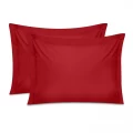 Μαξιλαροθήκες ύπνου Tonne Cotton Box Σετ 2 τμχ χρώμα κόκκινο 50x70+5εκ.