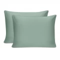 Μαξιλαροθήκες ύπνου Tonne Cotton Box Σετ 2 τμχ χρώμα πράσινο 50x80εκ.
