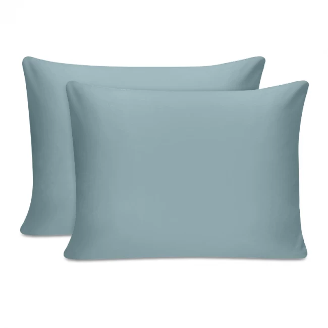 Μαξιλαροθήκες ύπνου Tonne Cotton Box Σετ 2 τμχ χρώμα μέντα 50x80εκ.