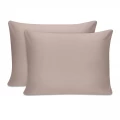 Μαξιλαροθήκες ύπνου Tonne Cotton Box Σετ 2 τμχ χρώμα μπεζ 50x80εκ.