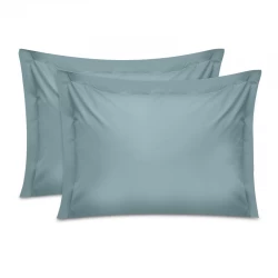 Μαξιλαροθήκες ύπνου Tonne Cotton Box Σετ 2 τμχ χρώμα μέντα 50x80+5εκ. Μαξιλαροθήκες ύπνου Tonne Cotton Box Σετ 2 τμχ χρώμα μέντα 50x80+5εκ.