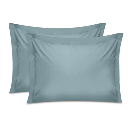 Μαξιλαροθήκες ύπνου Tonne Cotton Box Σετ 2 τμχ χρώμα μέντα 50x80+5εκ.