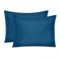 Μαξιλαροθήκες ύπνου Tonne Cotton Box Σετ 2 τμχ χρώμα πετρόλ 50x80+5εκ.