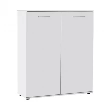 Ντουλάπι - παπουτσοθήκη 24 ζευγών Ultra Megapap δίφυλλο χρώμα λευκό 91x35x108εκ.