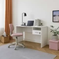 Γραφείο εργασίας Concept Megapap από μελαμίνη σε χρώμα λευκό 120x60x75εκ.