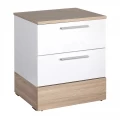Κομοδίνo Base Megapap σε χρώμα λευκό - sonoma 45x40x52εκ. Κομοδίνo Base Megapap σε χρώμα λευκό - sonoma 45x40x52εκ.