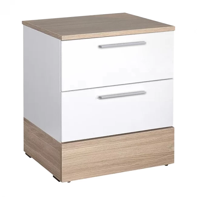 Κομοδίνo Base Megapap σε χρώμα λευκό - sonoma 45x40x52εκ. Κομοδίνo Base Megapap σε χρώμα λευκό - sonoma 45x40x52εκ.