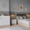 Κομοδίνo Base Megapap σε χρώμα λευκό - sonoma 45x40x52εκ. Κομοδίνo Base Megapap σε χρώμα λευκό - sonoma 45x40x52εκ.
